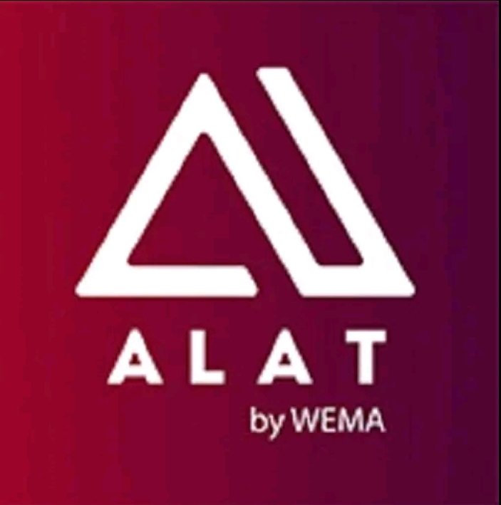 A screenshot  of  ALAT by Wema logo. This is among the top 20 loan apps in Nigeria