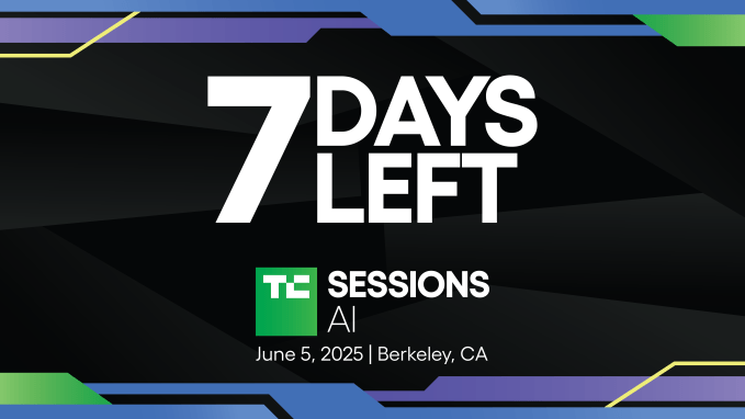 TechCrunch Sessions: AI 7 days left Early Bird