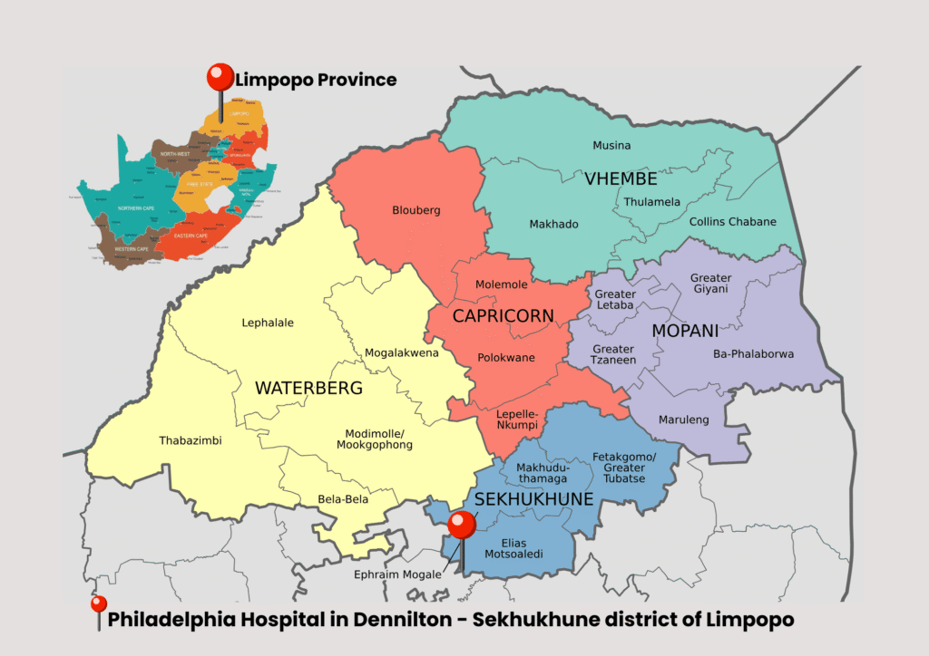 Map of Limpopo Graphic