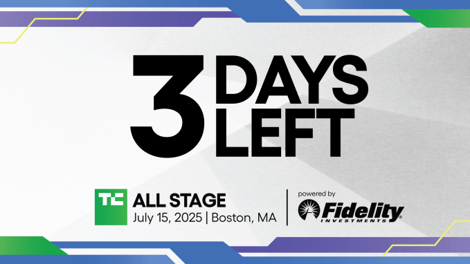 TechCrunch All Stage 3 days left