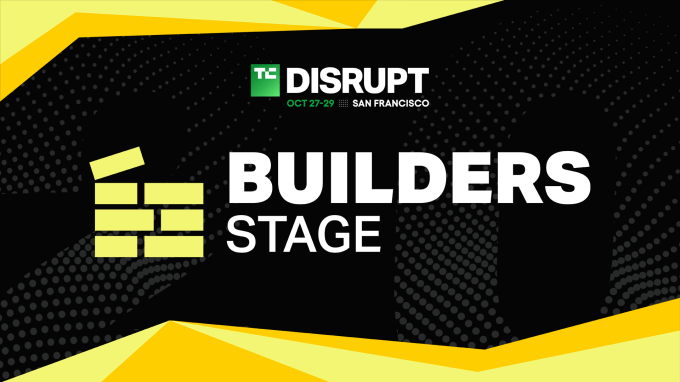 TechCrunch Disrupt Builders Stage w/logo
